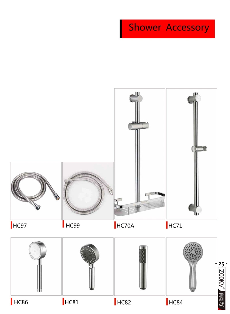 Outdoor Shower Fixtures SUS 304 Stainless Steel All Metal 4 Function Exposed Shower Faucet Set Brushed Nickel Shower system