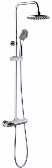 Sanitary Ware Bathroom Vanity Shower Bar Thermostatic Shower Mixer Shower Faucet Thermostatic Shower System with Sliding Rail Shower Set