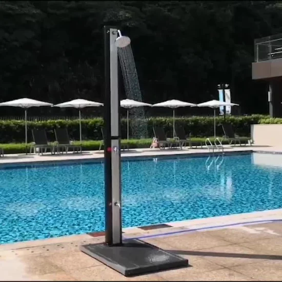 Douche solaire extérieure pour piscine et jardin de nouveau style