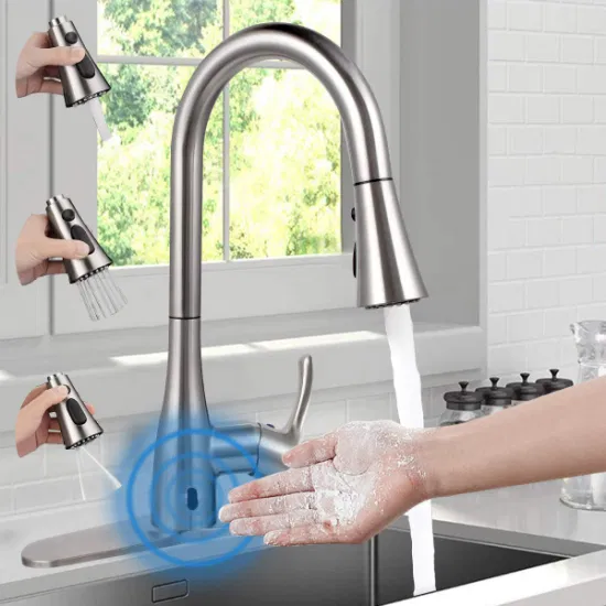 Aquacubic – robinet de cuisine avec capteur de mouvement sans contact, offre spéciale